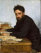 Ilya Repin Portrait of writer Vsevolod Mikhailovich Garshin oil painting
